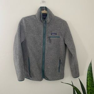 Patagonia Gray Zip-Up Fleece